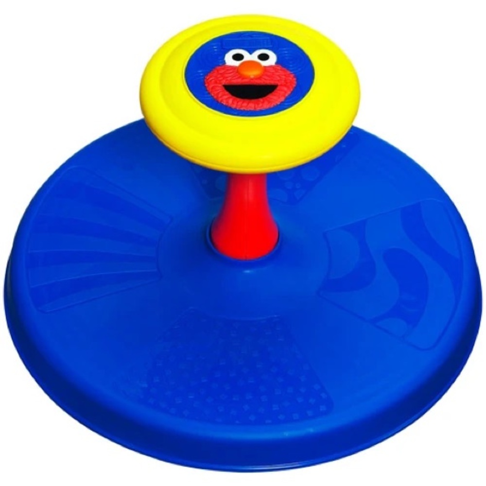 Sesame Street Elmo Spin Toy - Bright Blue and Yellow